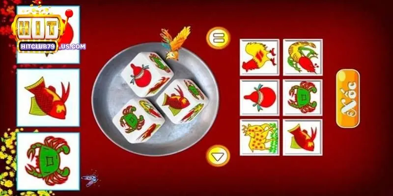 Luật chơi của game cũng khá đơn giản khi cược vào 6 linh vật